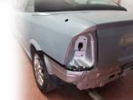 Car body filling, sanding and spraying photo